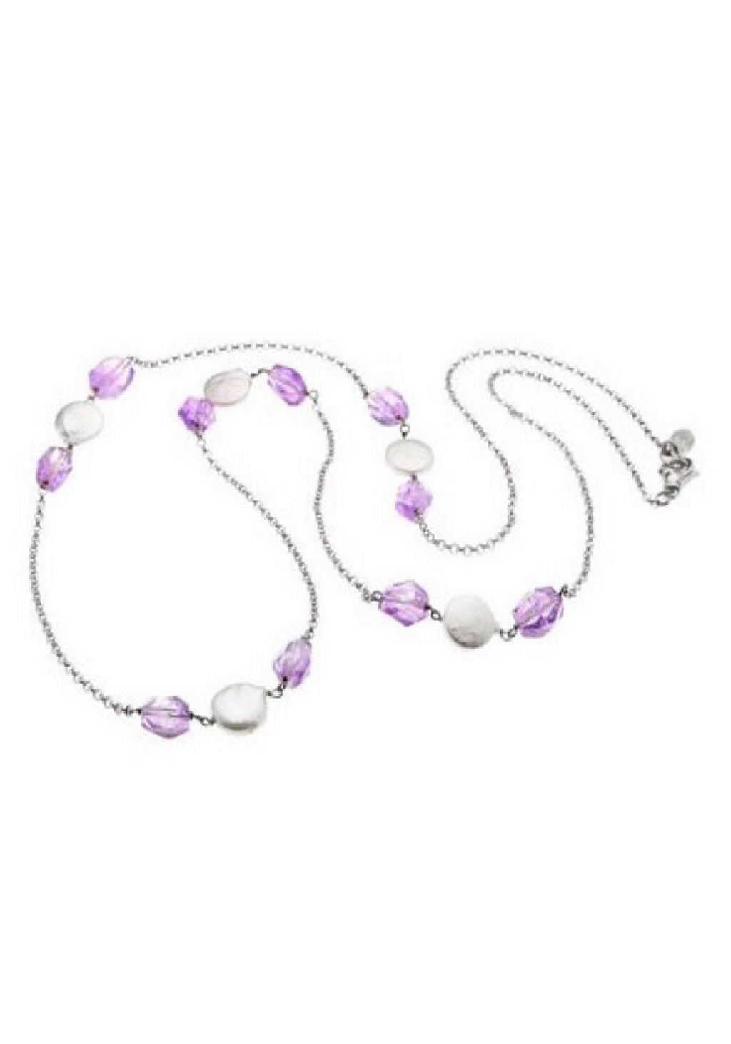 COLLAR MUJER PLATA LOTUS LP1065-1/1