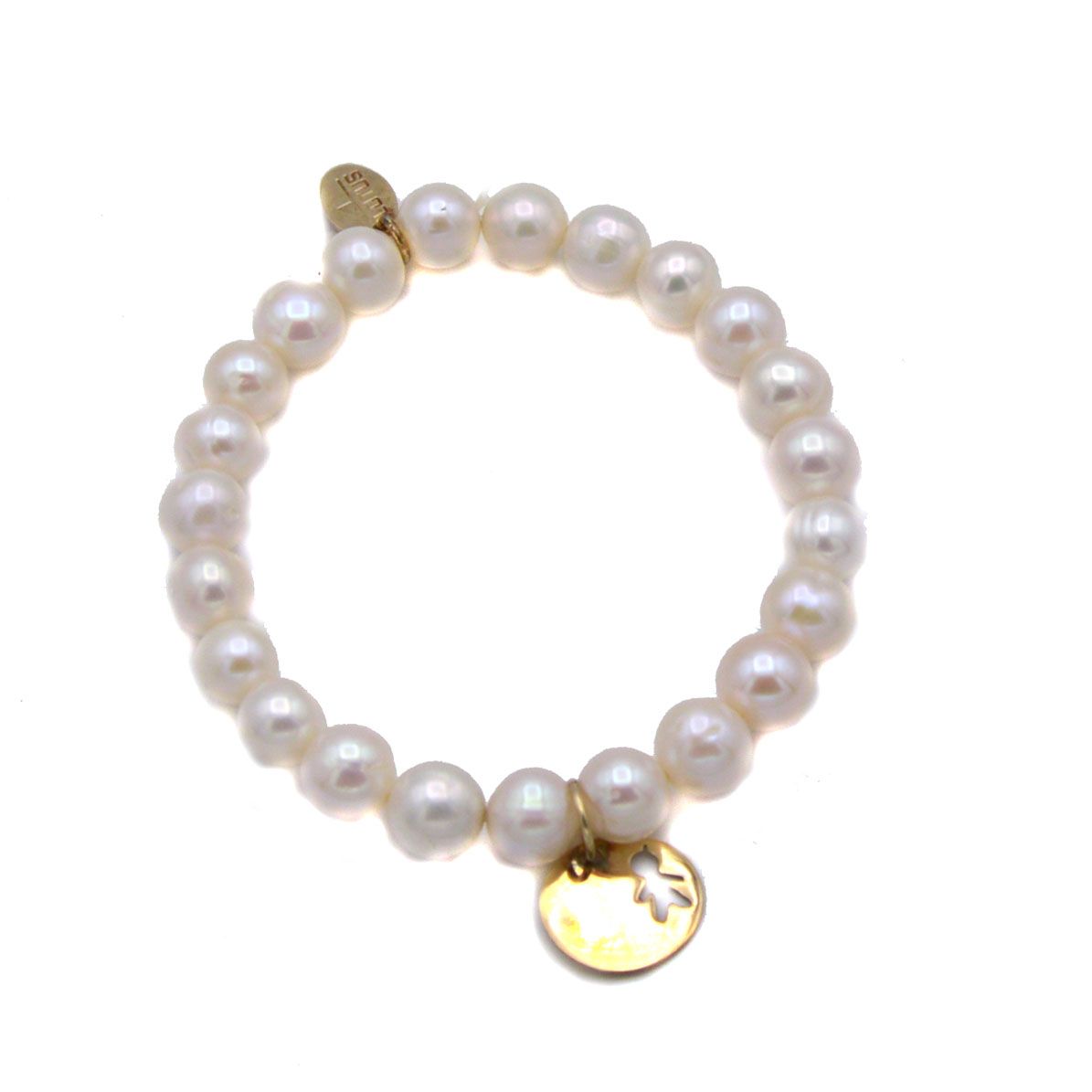 PULSERA MUJER PLATA Y PERLAS LOTUS LP1220-2/5