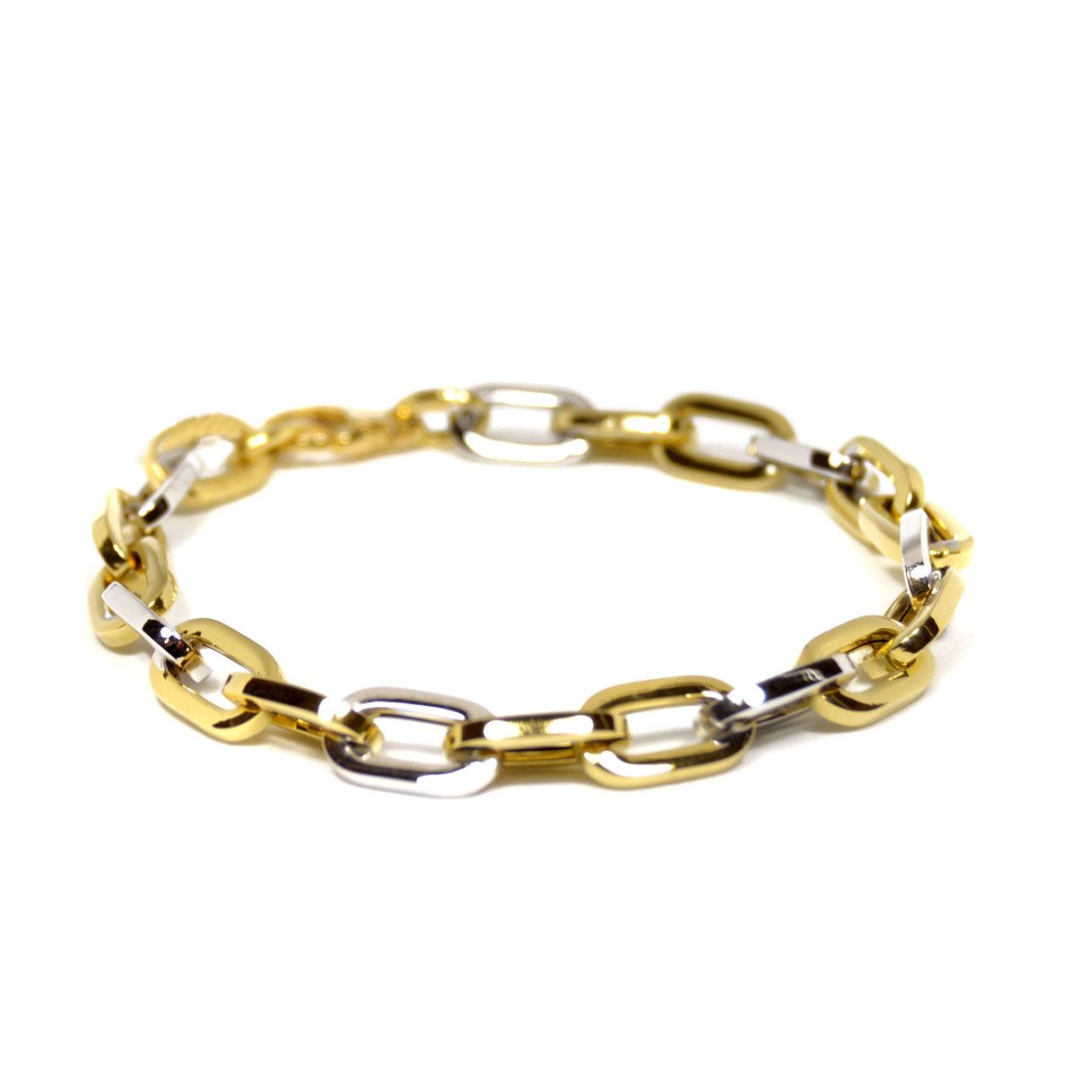 PULSERA MUJER ORO 18K BICOLOR 1089