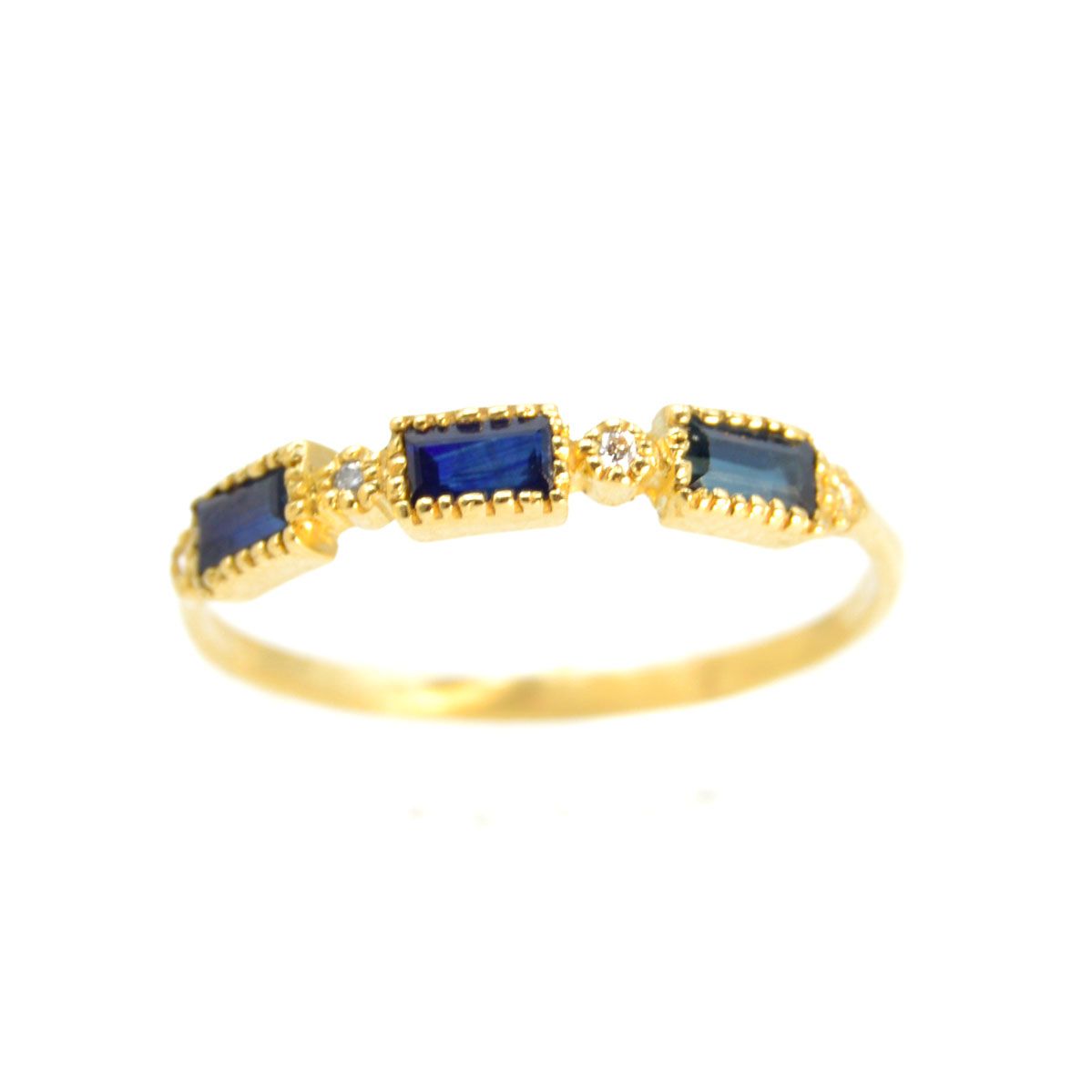 SORTIJA MUJER ORO 18K DIAMANTE Y ZAFIRO 13252Z