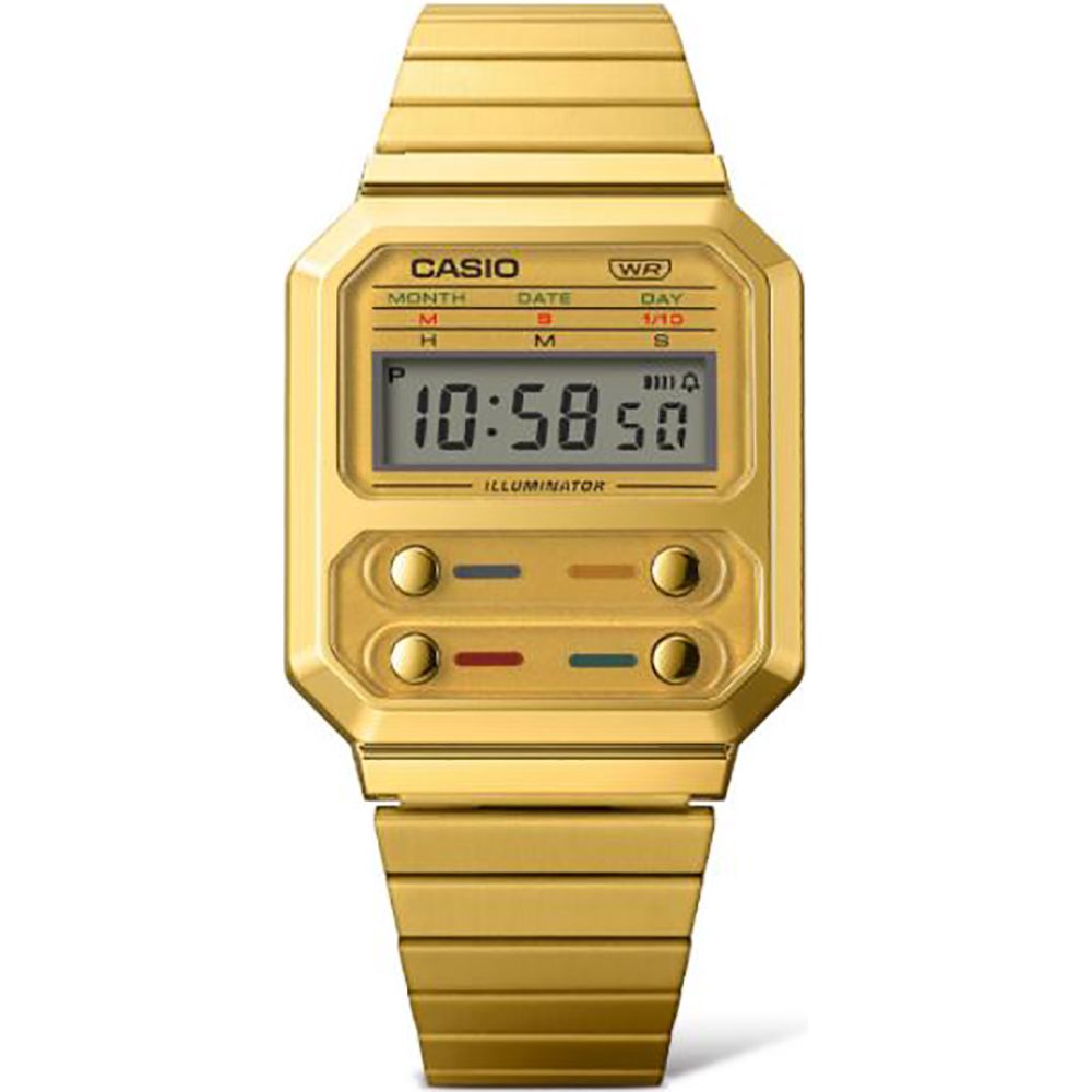 RELOJ UNISEX CASIO VINTAGE A100WEG-9AEF DORADO