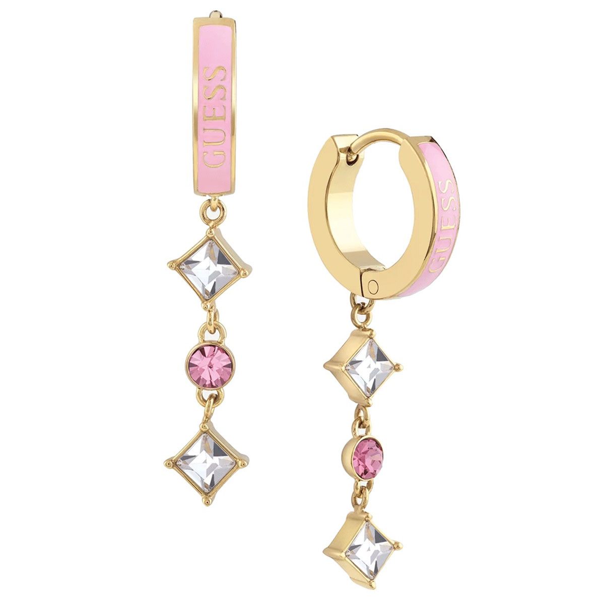 PENDIENTES MUJER ACERO DORADO GUESS JUBE03069JWYGRST-U