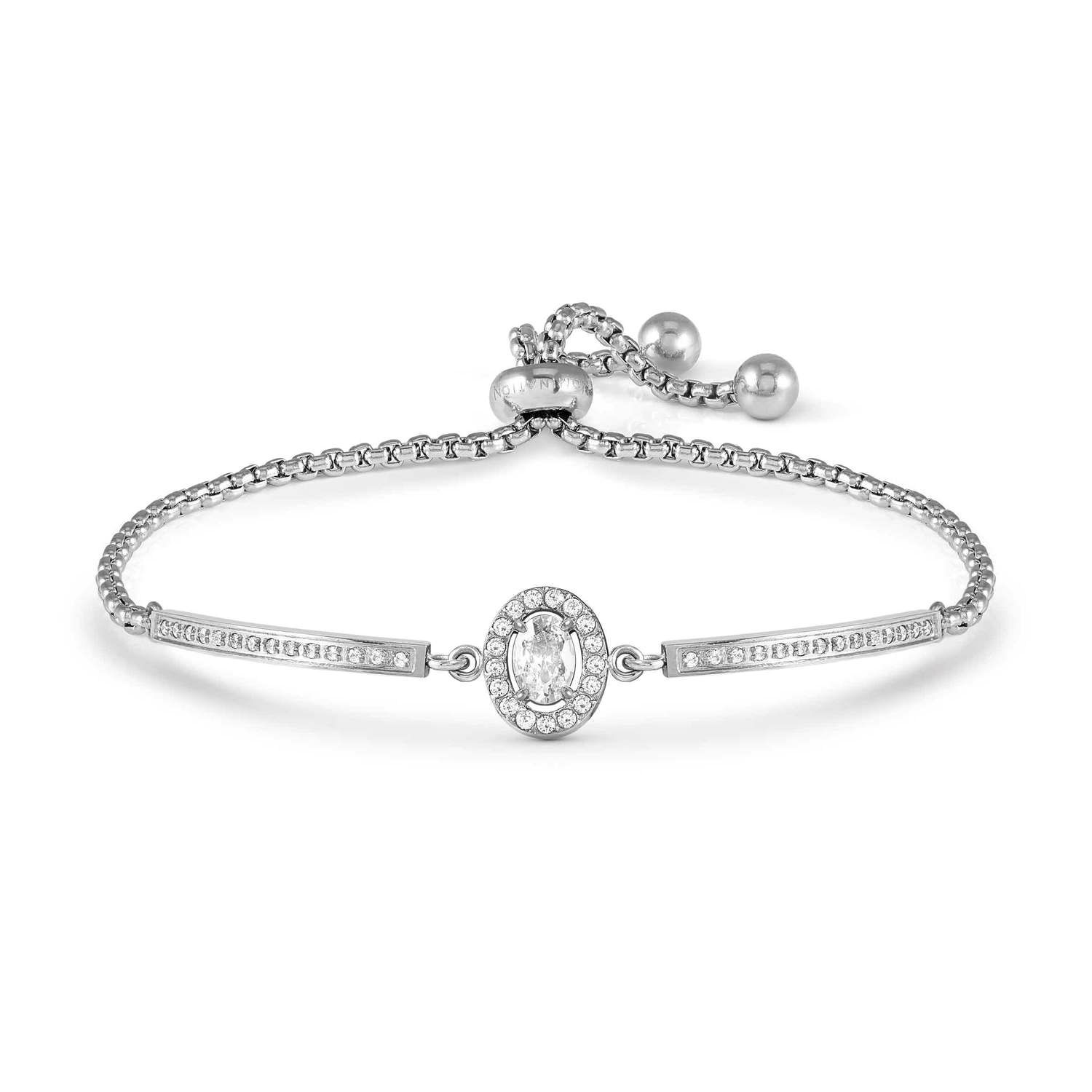 PULSERA MUJER ACERO NOMINATION  PLATEADO OVAL ROYAL DREAM 029800/038