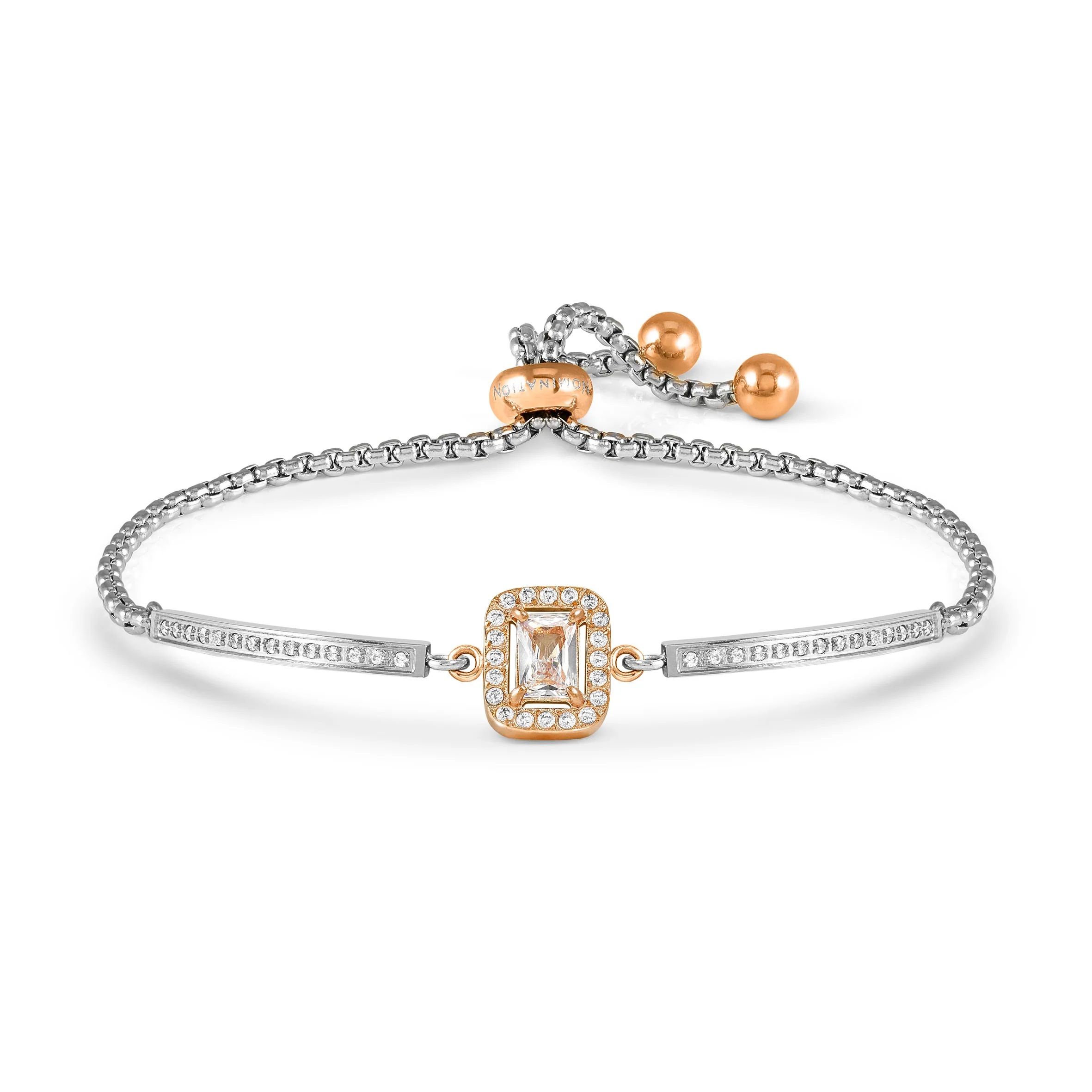 PULSERA MUJER ACERO NOMINATION  ROSEGOLD RECTANGULO ROYAL DREAM 029801/037