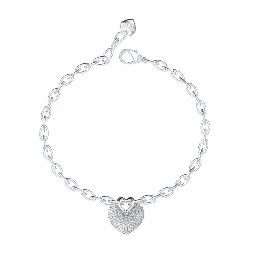 PULSERA MUJER ACERO PLATEADO GUESS JUBB05214JWRHS